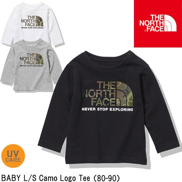 ザ ノースフェイス The North Face ベビー服 ベビー 男の子 女の子 男女兼用 Tシャツ 長袖 ベビーロングスリーブカモロゴティー ロンティー Ntb シューマートワールド 通販 Paypayモール
