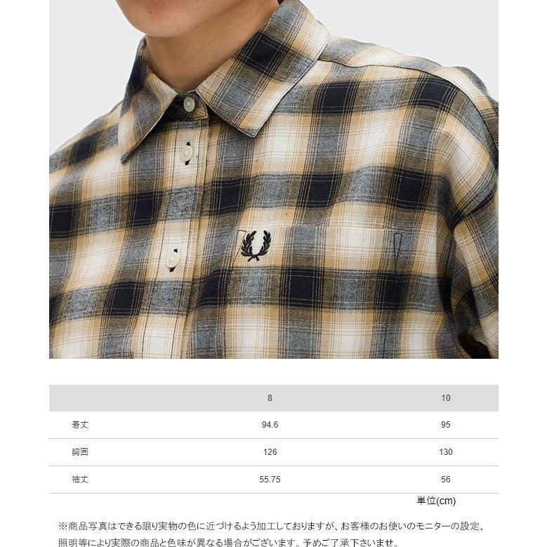 FRED PERRY（フレッドペリー） シャツワンピース レディース D8167