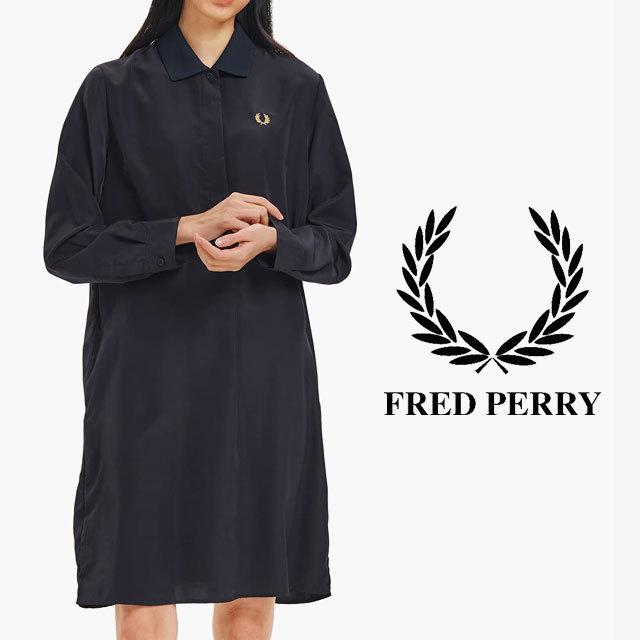 フレッドペリー FRED PERRY ワンピース レディース シャツドレス D3152