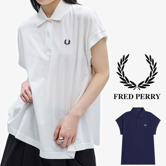 FRED PERRY フレッドペリー トップス レディース Aライン ピケ FRED PERRY フレッドペリー トップス レディース Aライン ピケ