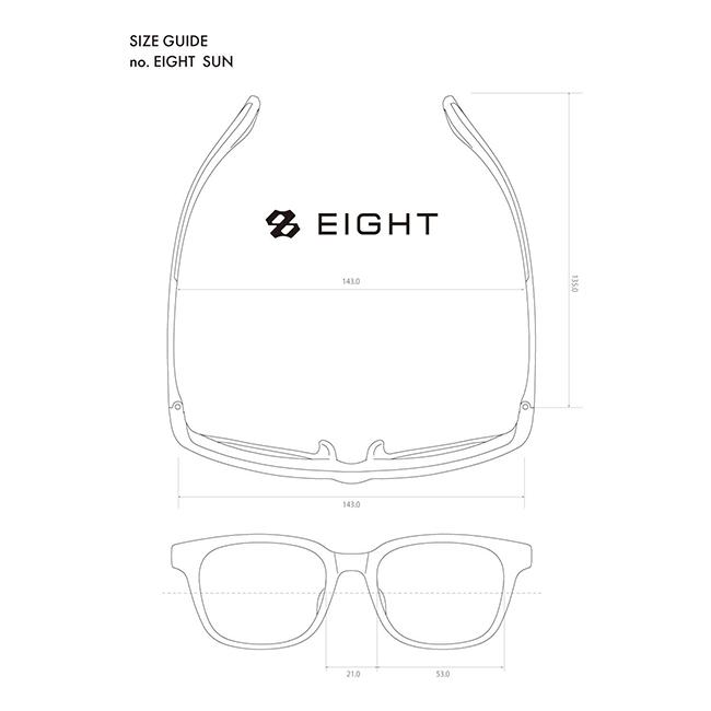 SOLAIZ ソライズ EIGHT SUN 【 サングラス メガネ ウエリントン ウェリントン UVカット アウトドア 】の画像