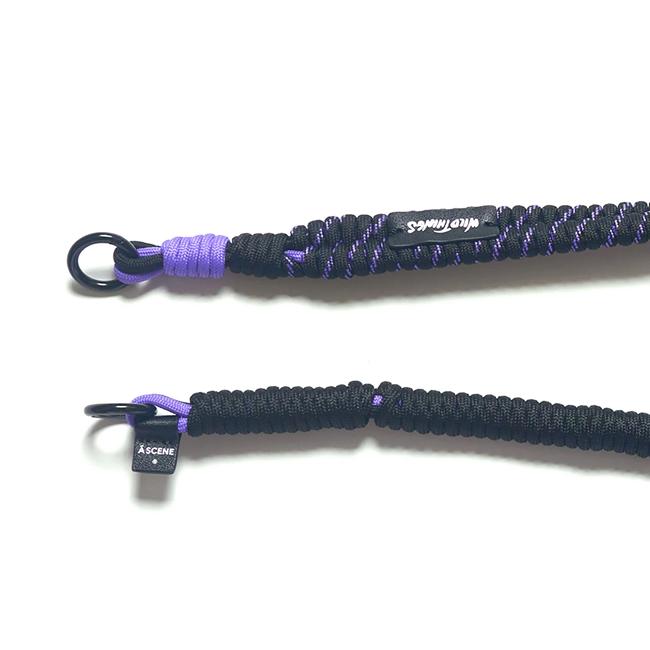 A SCENE×WILDTHINGS エーシーン×ワイルドシングス Design paracord shoulder(L) パラコードショルダー WT03_003【 スマホ コラボ 】【メール便・代引不可】の画像