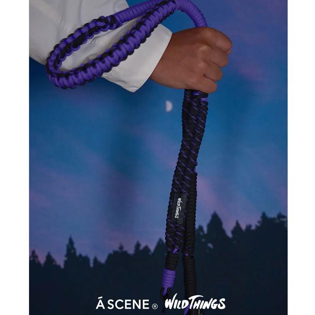 A SCENE×WILDTHINGS エーシーン×ワイルドシングス Design paracord shoulder(L) パラコードショルダー WT03_003【 スマホ コラボ 】【メール便・代引不可】の画像