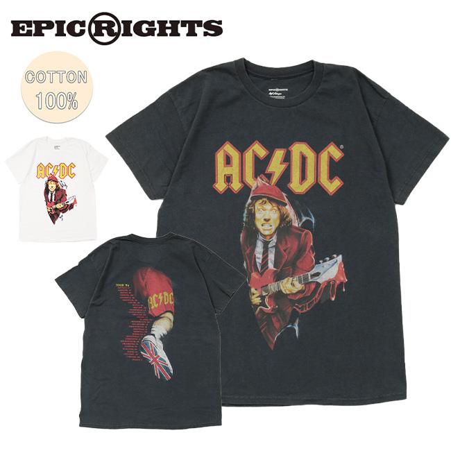 EPIC RIGHTS エピックライツ ACDC TOUR'96 EP-ACDC-10 【 Tシャツ バンドT ロックT ロックバンド 半袖 ...