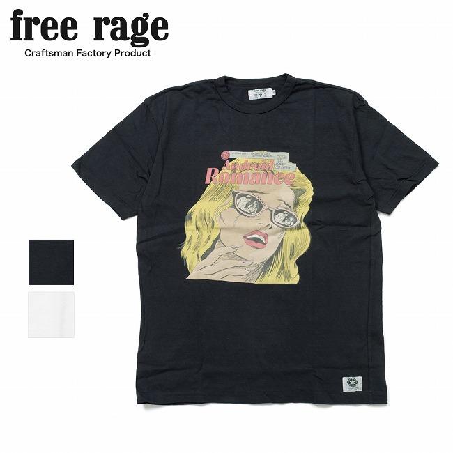 free rage（フリーレイジ） リサイクルコットン半袖Tee(Analog Comics) 226AC820C 【 トップス ショート ...
