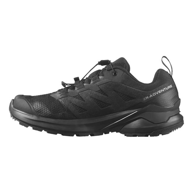 【新品未使用フラスク2個付き】SALOMON ブラック SALOMON（サロモン） X-ADVENTURE GORE-TEX W Xアドベンチャー