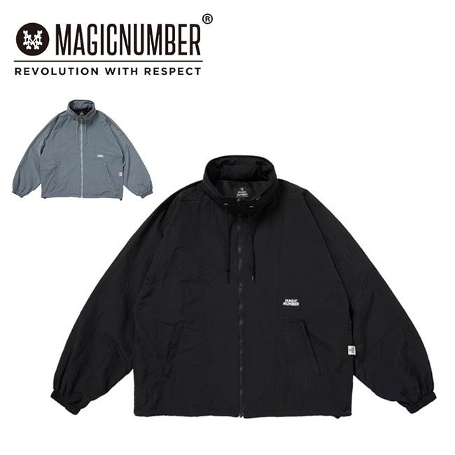 MAGICNUMBER マジックナンバー Retro Nylon Track Jacket レトロナイロントラックジャケット 26SS-MN001【 アウター フード収納 軽量 通気 運動 ジョギング 】