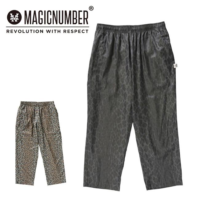 MAGICNUMBER マジックナンバー RAYON TWILL LEOPARD BEACH PANTS