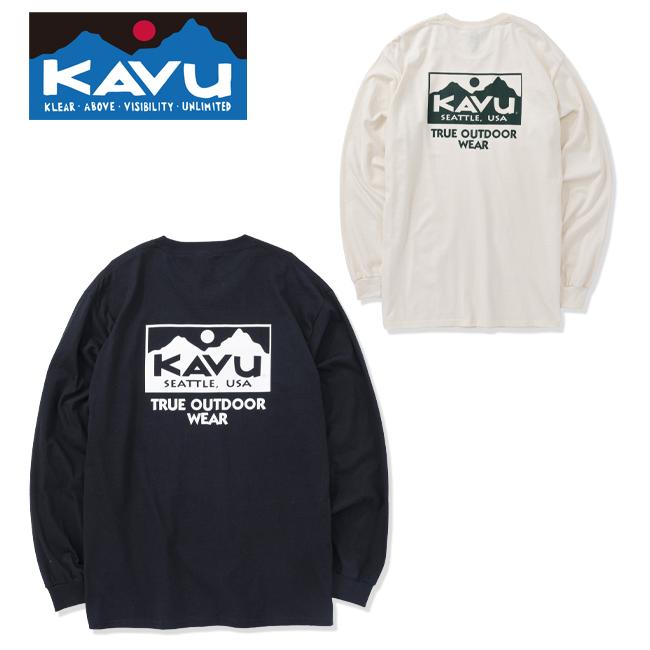 KAVU（カブー） LS TRUE Logo Tee ロングスリーブトゥルーロゴティー 