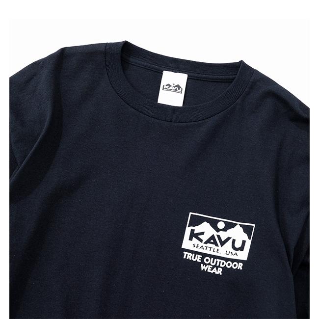 KAVU（カブー） LS TRUE Logo Tee ロングスリーブトゥルーロゴティー 