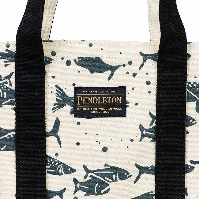 20721 ペンドルトン　リメイク　トートバッグ　L キャンプやお出かけに♡ PENDLETON（ペンドルトン） Salmon CANVAS MINI TOTE サーモン