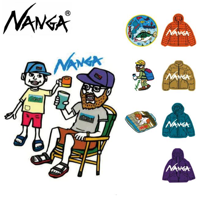 NANGA（ナンガ） NANGA×USHIODA HIROAKI STICKER ナンガ×ウシオダヒロアキステッカー N2502-3L005Z ...