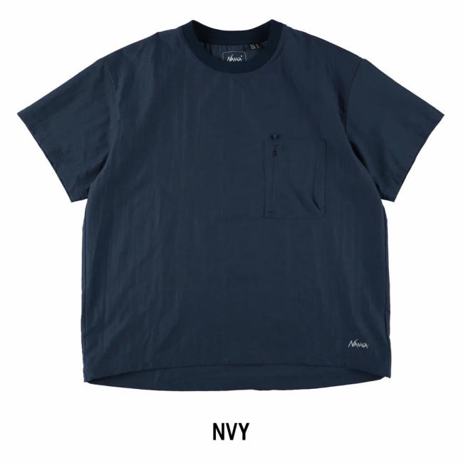 NANGA ナンガ DotAir COMFY TEE ドットエアコンフィーティー N2500-1J300A 【 トップス 半袖 Tシャツ 通気性 吸汗速乾 ドローコード 】【メール便・代引不可】の画像