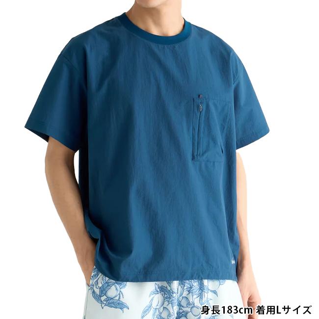 NANGA ナンガ DotAir COMFY TEE ドットエアコンフィーティー N2500-1J300A 【 トップス 半袖 Tシャツ 通気性 吸汗速乾 ドローコード 】【メール便・代引不可】の画像