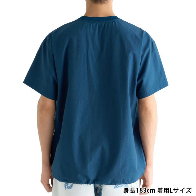 NANGA ナンガ DotAir COMFY TEE ドットエアコンフィーティー N2500-1J300A 【 トップス 半袖 Tシャツ 通気性 吸汗速乾 ドローコード 】【メール便・代引不可】の画像