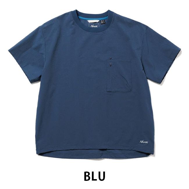 NANGA ナンガ DotAir COMFY TEE ドットエアコンフィーティー N2500-1J300A 【 トップス 半袖 Tシャツ 通気性 吸汗速乾 ドローコード 】【メール便・代引不可】の画像