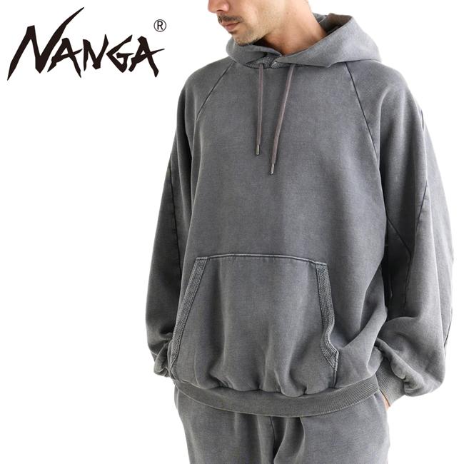 NANGA グレー パーカー L ナンガ NANGA（ナンガ） HAVEN SWEAT HOODIE ヘブンスウェットフーディー