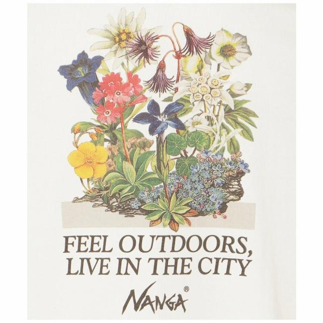 NANGA（ナンガ） ECO HYBRID VINTAGE FLOWER TEE エコハイブリッド