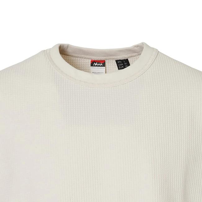 NANGA ナンガ AIRFLEX WAFFLE S/S TEE エアフレックスワッフルショートスリーブTシャツ N2600-1M051A【 半袖 軽量 吸水 速乾 ワッフル 伸縮 UVカット 】の画像