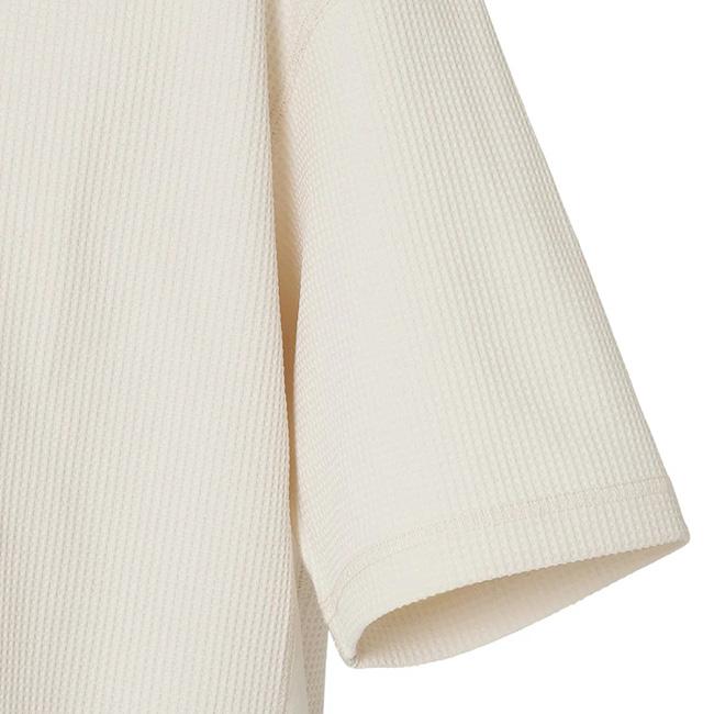NANGA ナンガ AIRFLEX WAFFLE S/S TEE エアフレックスワッフルショートスリーブTシャツ N2600-1M051A【 半袖 軽量 吸水 速乾 ワッフル 伸縮 UVカット 】の画像