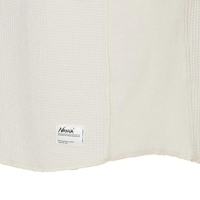 NANGA ナンガ AIRFLEX WAFFLE S/S TEE エアフレックスワッフルショートスリーブTシャツ N2600-1M051A【 半袖 軽量 吸水 速乾 ワッフル 伸縮 UVカット 】の画像
