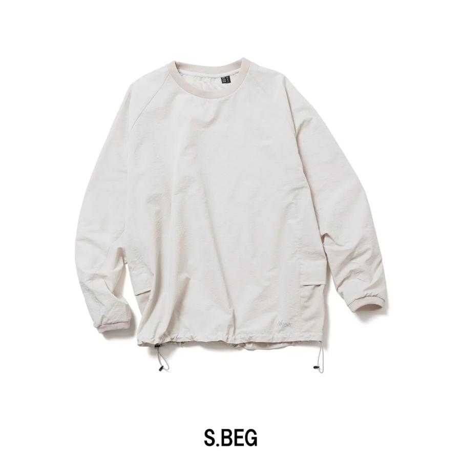 NANGA ナンガ DotAir COMFY L/S TEE ドットエアコンフィーロングスリーブTシャツ N2500-1I301A 【 トップス 長袖 ロンT 通気性 吸汗 速乾 軽量 ドローコード 】の画像