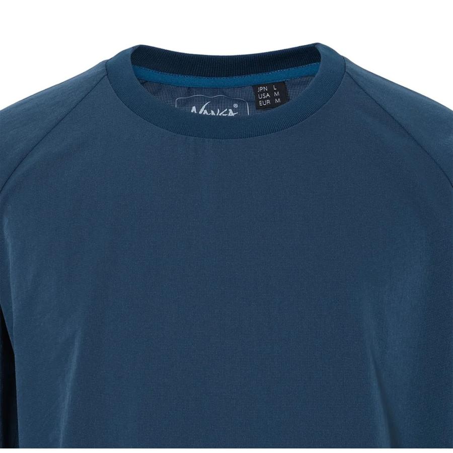 NANGA ナンガ DotAir COMFY L/S TEE ドットエアコンフィーロングスリーブTシャツ N2500-1I301A 【 トップス 長袖 ロンT 通気性 吸汗 速乾 軽量 ドローコード 】の画像