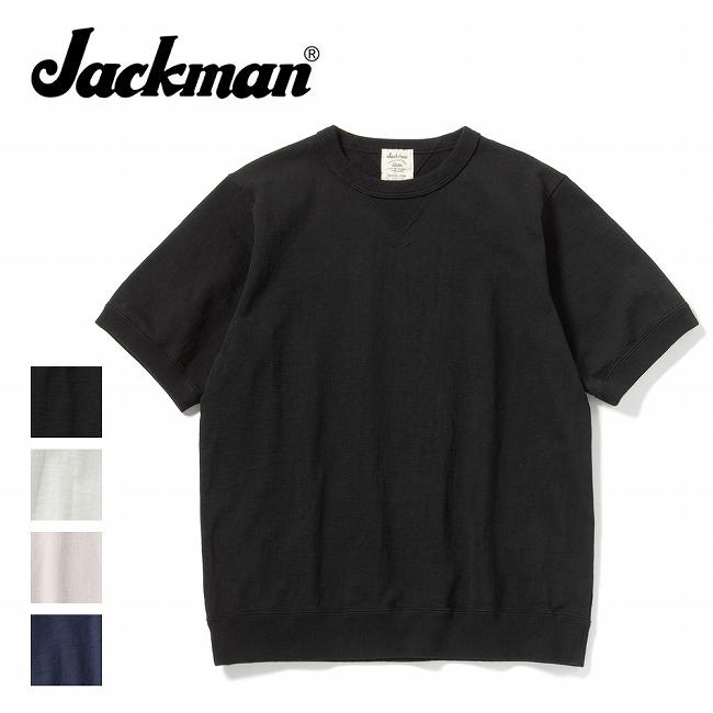 ジャックマン　JM5110 ブラック　サイズL Jackman（ジャックマン） Dotsume Rib T-shirt ドツメリブTシャツ