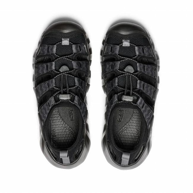 KEEN キーン HYPERPORT H2 ハイパーポートエイチツー Black/Steel Grey 1028657【 レディース ウィメンズ サンダル 靴 抗菌 防臭 速乾 撥水 アウトドア 】の画像