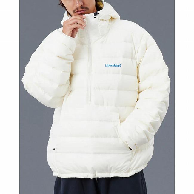 Liberaiders（リベレイダース） DOWN HALF ZIP HOODIE ダウンハーフ 