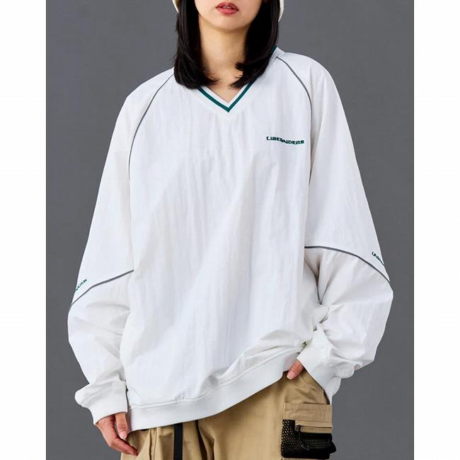 Liberaiders リベレイダース LR Nylon Pullover LRナイロンプルオーバー 735012601 【 アウター トップス 長袖 Vネック 刺繍 プルオーバー アウトドア 】_9