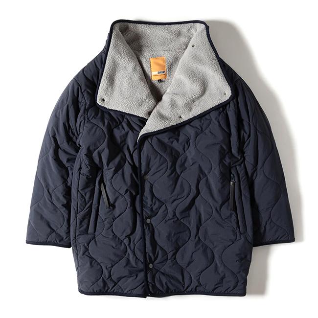GRIP SWANY（グリップスワニー） W'S QUILT BOA COAT ウィメンズキルト