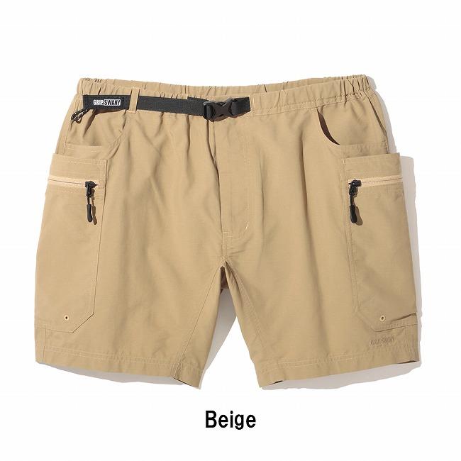 STABRIGE GRIP SWANY ショートパンツ ベージュ Mサイズ GRIP SWANY（グリップスワニー） RIPSTOP SUPPLEX GEAR SHORTS