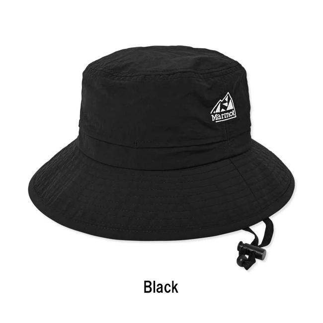 【新品未使用】スクイッドマニア ロボクマ サファリハット 激レア 入手困難 黒 Marmot（マーモット） Classic Logo Safari Hat クラシックロゴ