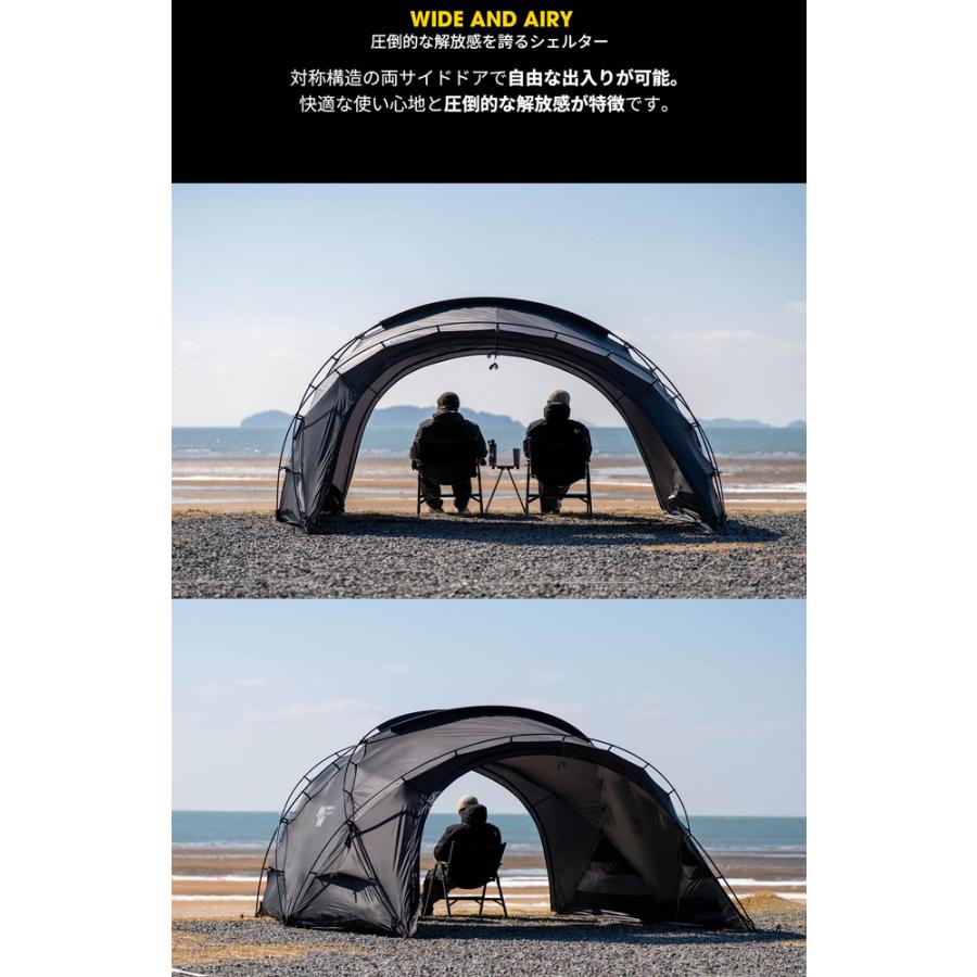 ミニマルワークス シェルターG 2025 ダイニーマ ブラック メッシュドア MINIMAL WORKS （ミニマルワークス） SHELTER G 2025(Dyneema