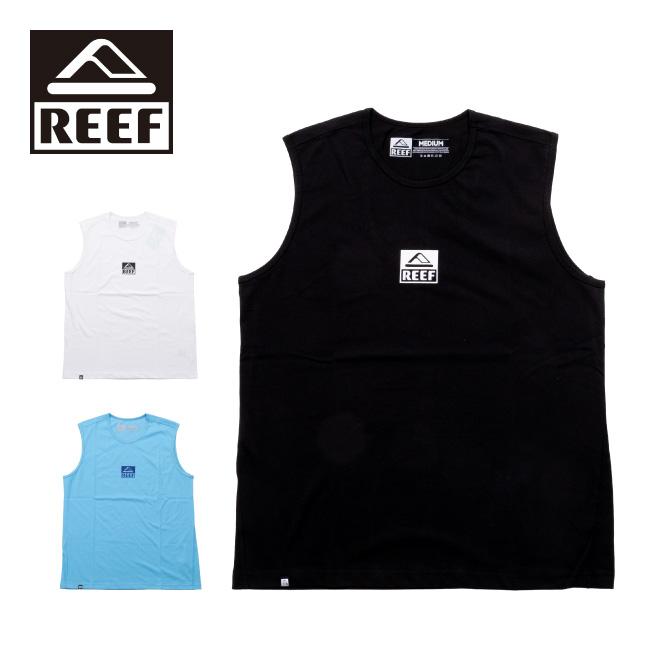 REEF（リーフ） PLATING SQUARE LOGO TANK プレーティングスクエアロゴタンク RFTTM2502【 ノースリーブ ...