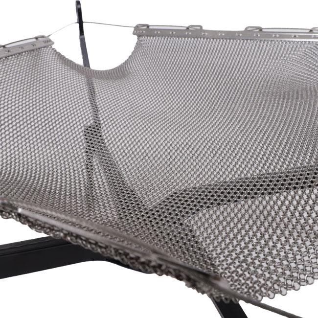 【新品未使用】モノラル　ワイヤーフレーム　ソリッドM　ブラック メッシュ 焚き火台] ワイヤフレーム ソリッド | キャンプ用品と