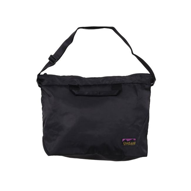 OverLand EQUIPMENT オーバーランドイクイップメント SHOULDER BAG ショルダーバッグ Black OL-251004【 斜めかけ 肩掛け トラベル 旅行 フェス 18L 】_1