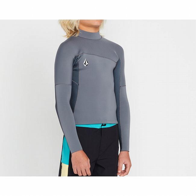 VOLCOM ボルコム Big Boys Modulator 2mm Long Sleeve Jacket Wetsuit