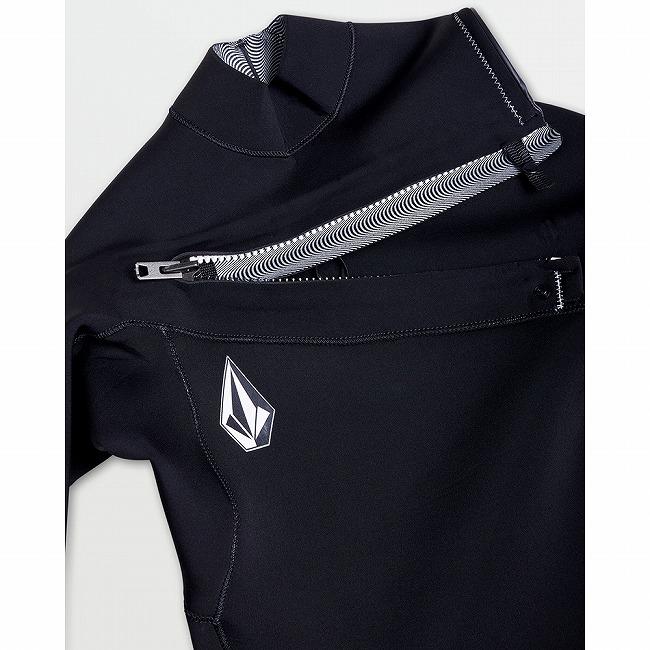 ボルコム モジュレーター 4/3mm ロングスリーブ BLK XL VOLCOM（ボルコム） Modulator 4/3mm Long Sleeve Chest Zip Wetsuit