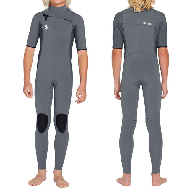 VOLCOM（ボルコム） Big Boys Modulator 2mm Chest Zip Short Sleeve