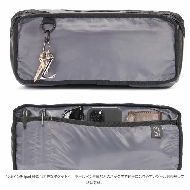 CHROME クローム Kadet カデット Black Canvas Leather BG196BCVL 【 カバン 斜め掛け スリングバッグ 耐久 耐水 PC収納 サイクリング アウトドア 】_7