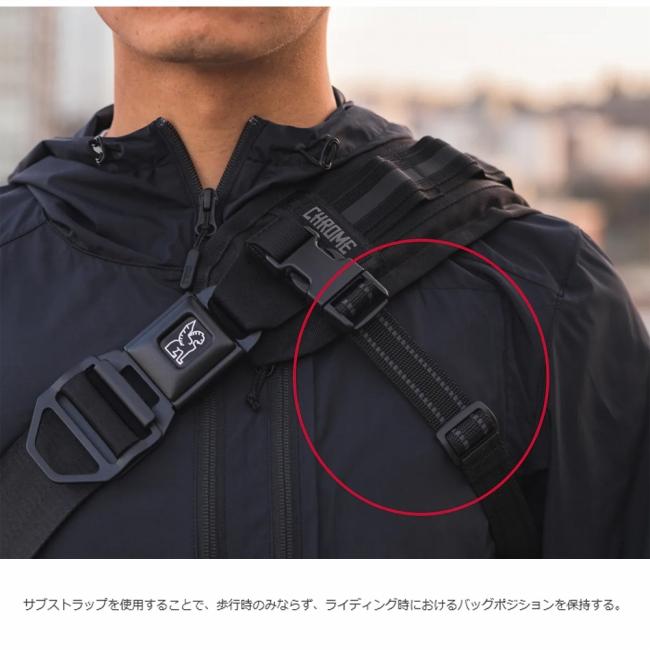 CHROME クローム Kadet カデット Black Canvas Leather BG196BCVL 【 カバン 斜め掛け スリングバッグ 耐久 耐水 PC収納 サイクリング アウトドア 】_9