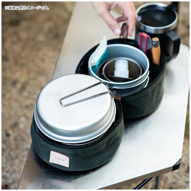 asobito（アソビト） クッカーケース丸型 abo-012 【収納/キャンプ/BBQ