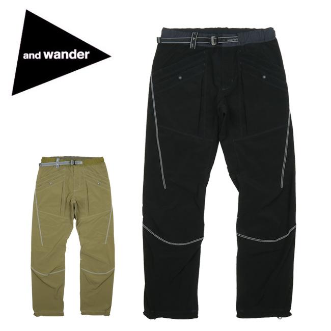 超特価激安 And Wander アンドワンダー Pocket Strech Pants ポケットストレッチパンツ 574 ボトムス ロングパンツ メンズ アウトドア Rakuten Lespakigali Com