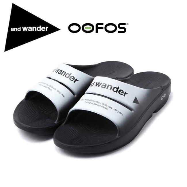 and wander アンドワンダー OOFOS ahh×and recovery sandal and wander アンドワンダー OOFOS ahh×and recovery sandal