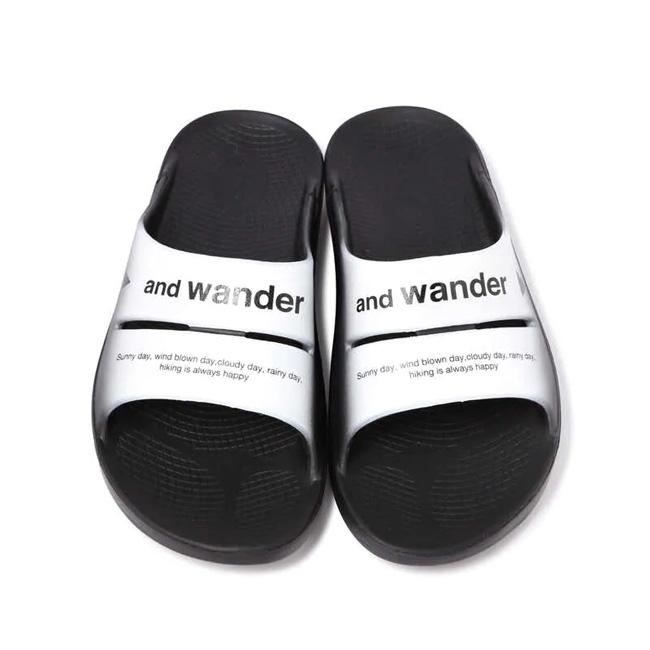 and wander アンドワンダー OOFOS ahh×and recovery sandal and wander アンドワンダー OOFOS ahh×and recovery sandal