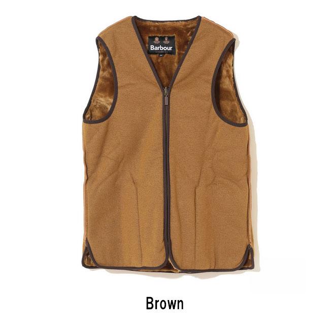 Barbour（バブアー） SL FRONT ZIP FUR LINER VEST スリムフィット