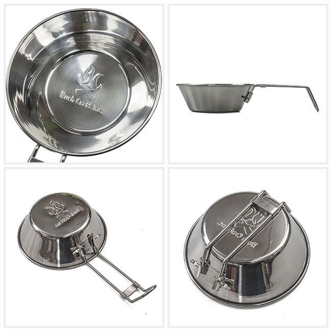 Bush craft（ブッシュクラフト） フォールディングステンレスシェラ