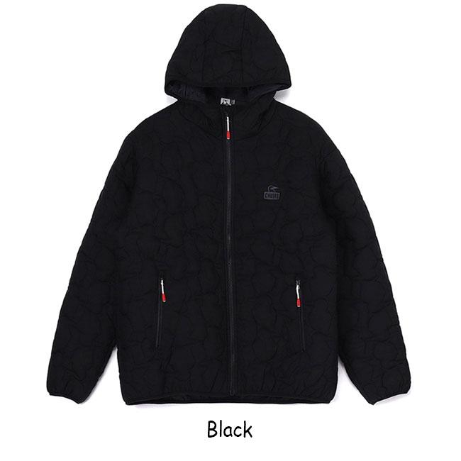 チャムス CHUMS Booby Stitch Padded Hoodie ブービーステッチパテッドフーディ メンズ レディース ユニセックス 秋 冬 ナイロン ブラック カーキ ホワイト カジュアル ウェア アウター 中綿 キルティング 軽量 CH04-1415 CHUMS（チャムス） Booby Stitch Padded Hoodie ブービーステッチ